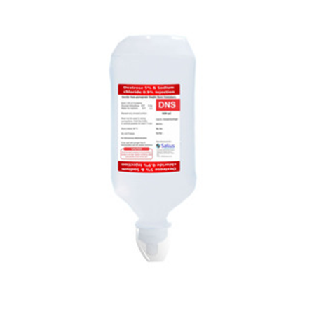 B Braun Sodium Chloride 0.9% with Dextrose 5% 500ml/bottle, 10bottles/ct